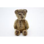 Vintage Miniature Mohair Jointed TEDDY BEAR w/ Beaded EyesHeight: 12cm In vintage condition Signs of