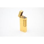 DUNHILL Gold Plated Rolagas Cigarette LIGHTER Boxed (83g) // UNTESTED In previously owned
