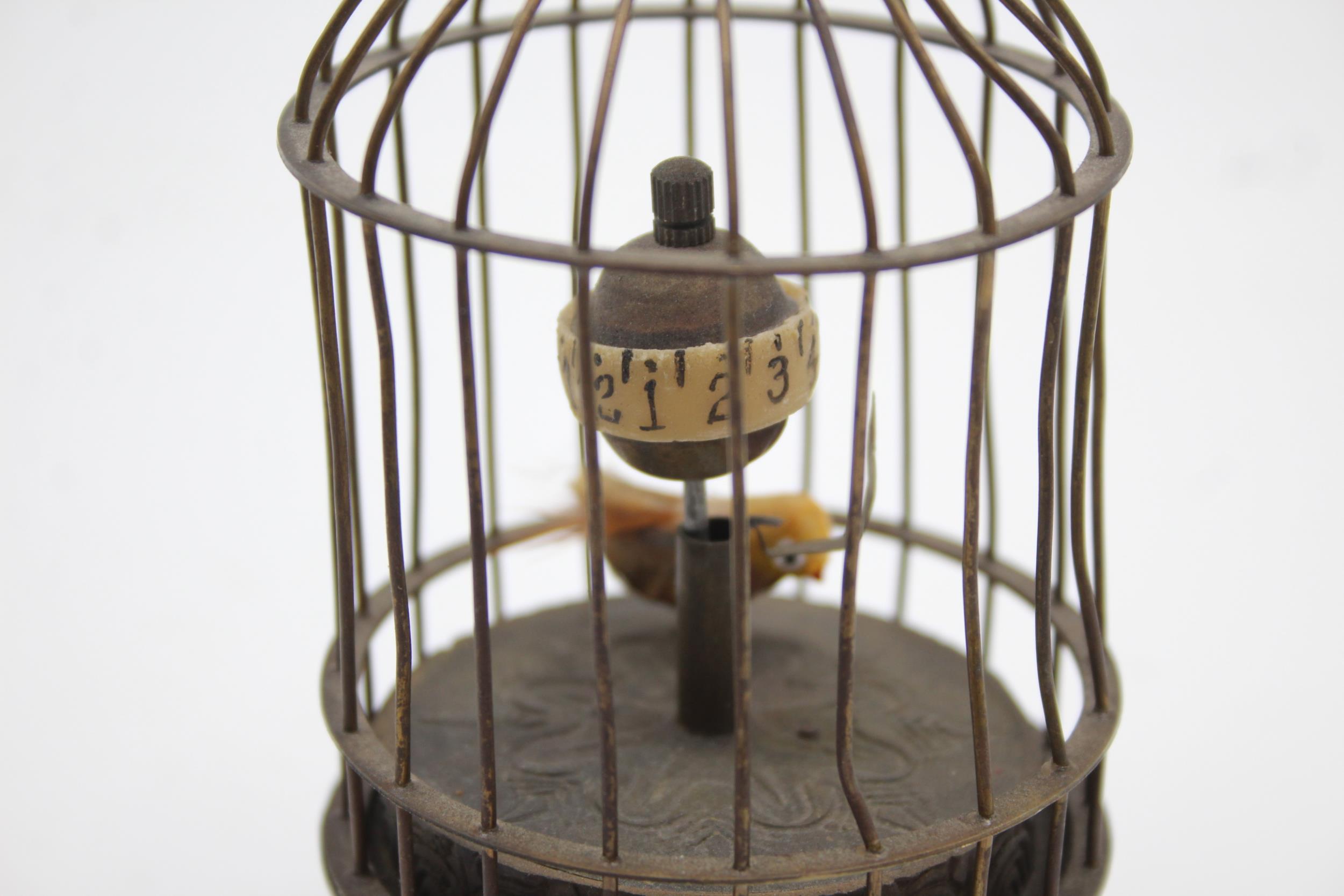 Antique / Vintage Novelty Clockwork Birdcage Egg Timer // Height - 14cm In antique / vintage - Image 4 of 5