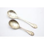 2 x Vintage GEORG JENSEN Hallmarked .925 Denmark STERLING SILVER Spoons (58g) // In vintage