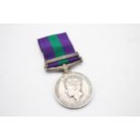 GV.I G.S.M Palestine 1945-48 Medal To L.A.C T.W Taylor R.A.F // In vintage condition Signs of