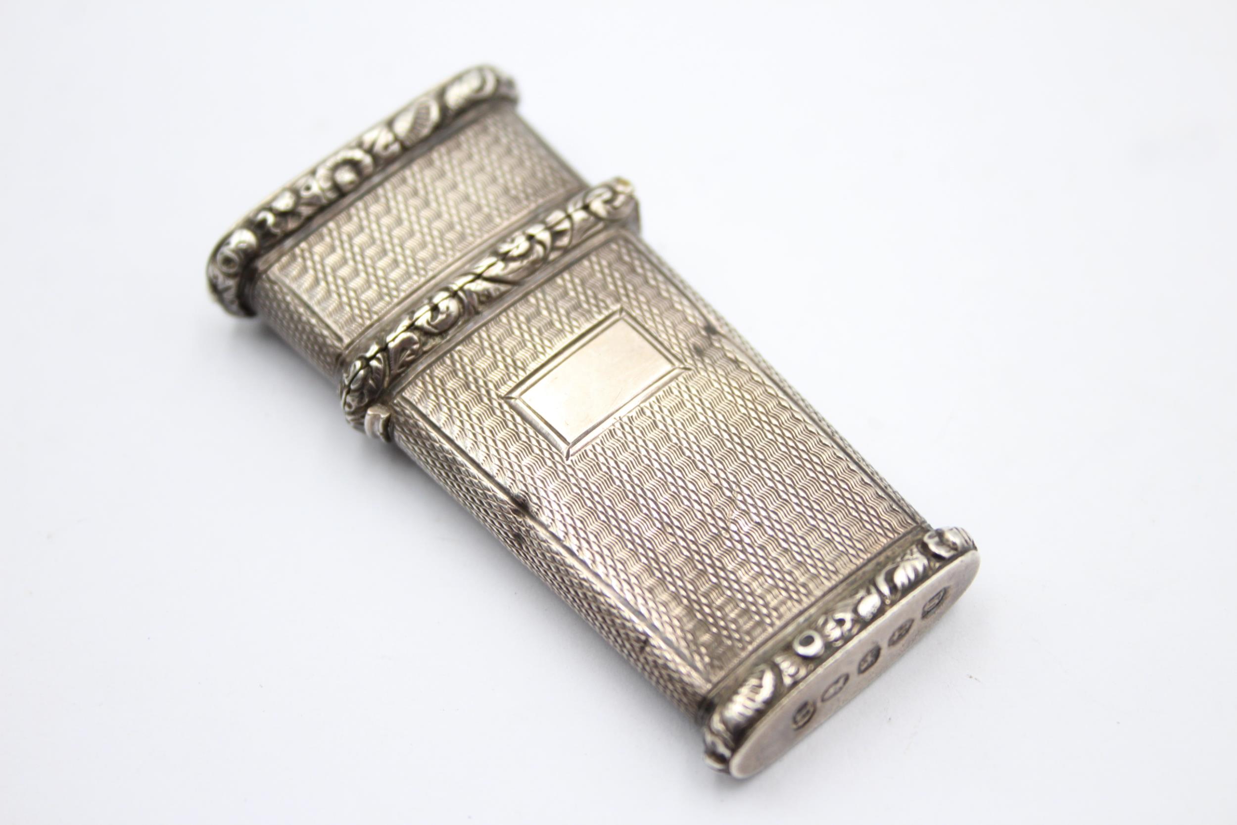 Antique George IV Hallmarked 1826 Birmingham STERLING SILVER Etui / Case (29g) // Maker - Possibly -