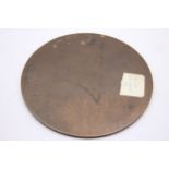 WW1 Bronze Death PLAQUE To Thomas Woods (292g) // In antique condition Signs of age & patina