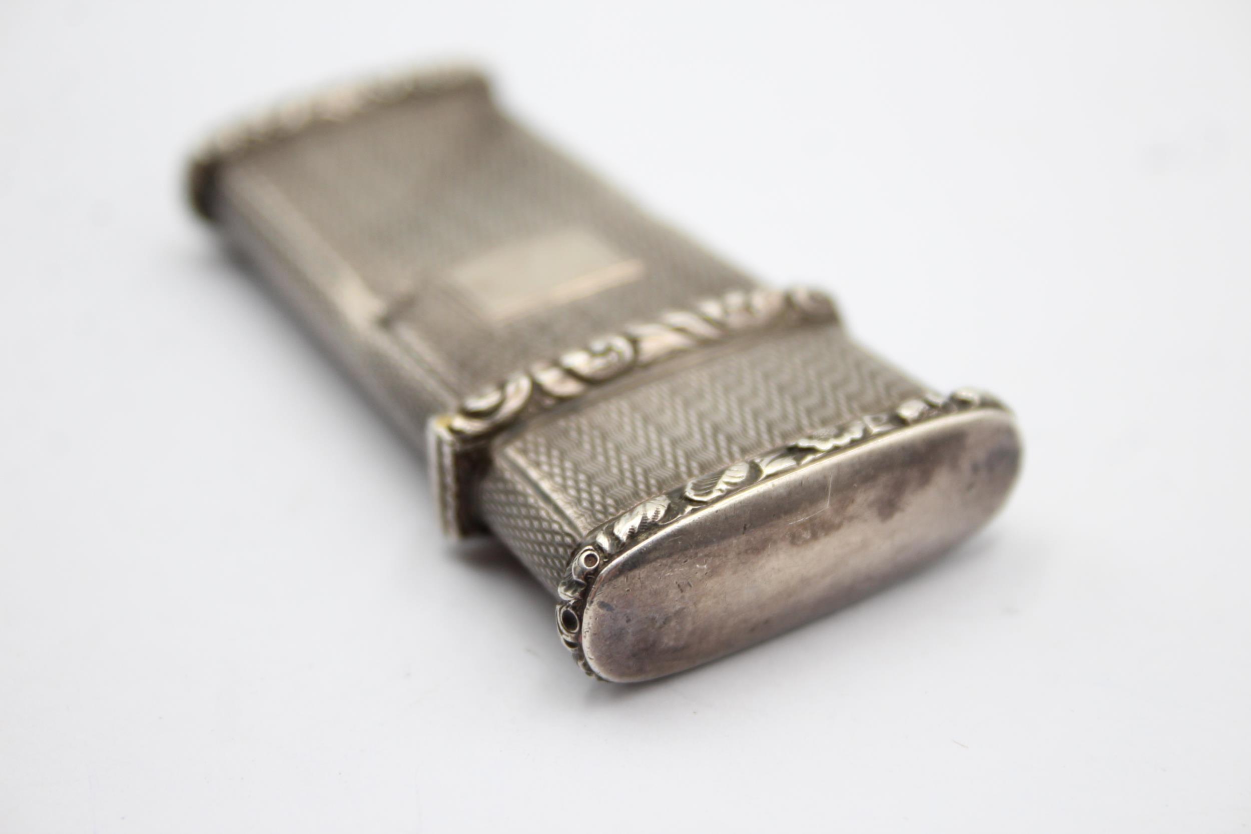 Antique George IV Hallmarked 1826 Birmingham STERLING SILVER Etui / Case (29g) // Maker - Possibly - - Image 3 of 4