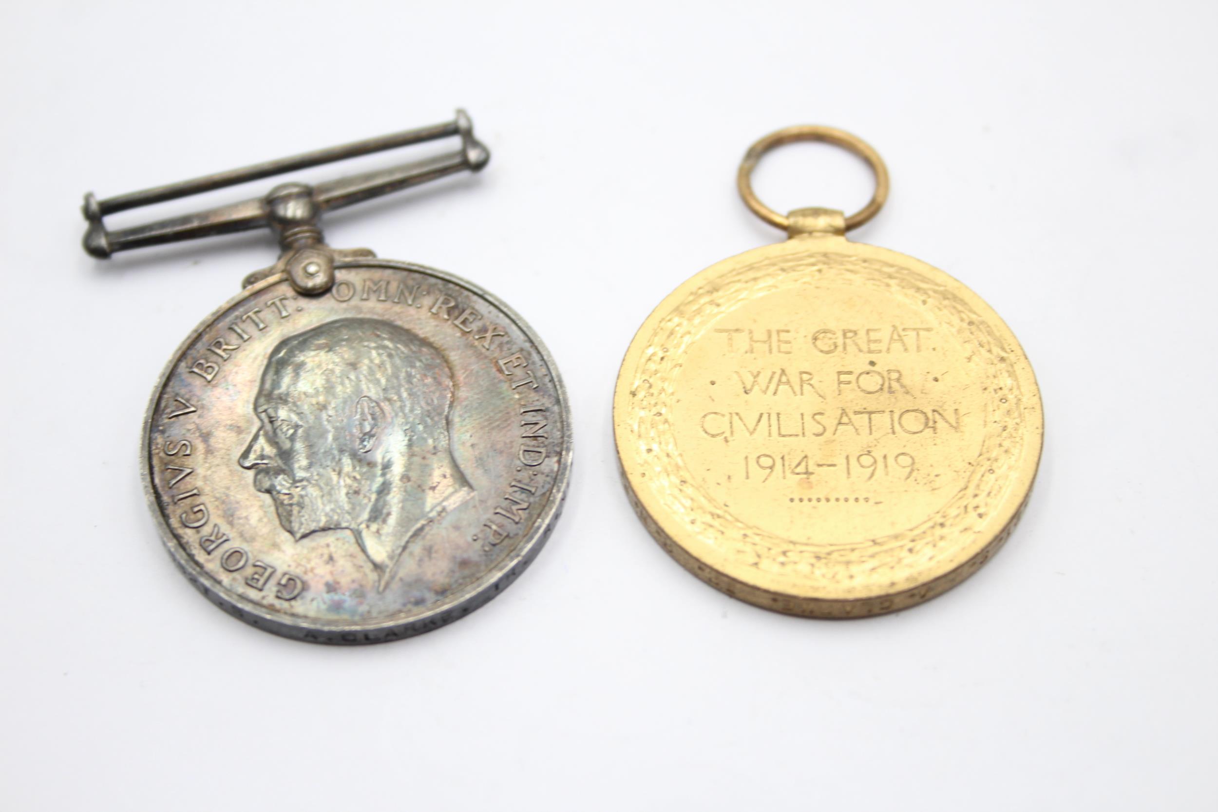 WW1 Medal Pair To 1552T.S A.Clarke TR. R.N.R // In antique condition Signs of age & patina Please - Image 7 of 10