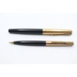 Vintage PARKER 51 Black FOUNTAIN PEN w/ Rolled Gold Cap, Pencil Etc // Vintage PARKER 51 Black