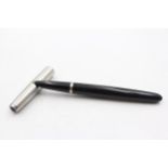 Vintage PARKER 51 Black FOUNTAIN PEN w/ Brushed Steel Cap WRITING // Vintage PARKER 51 Black