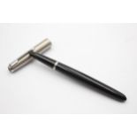 Vintage PARKER 51 Black FOUNTAIN PEN w/ Brushed Steel Cap WRITING // Vintage PARKER 51 Black