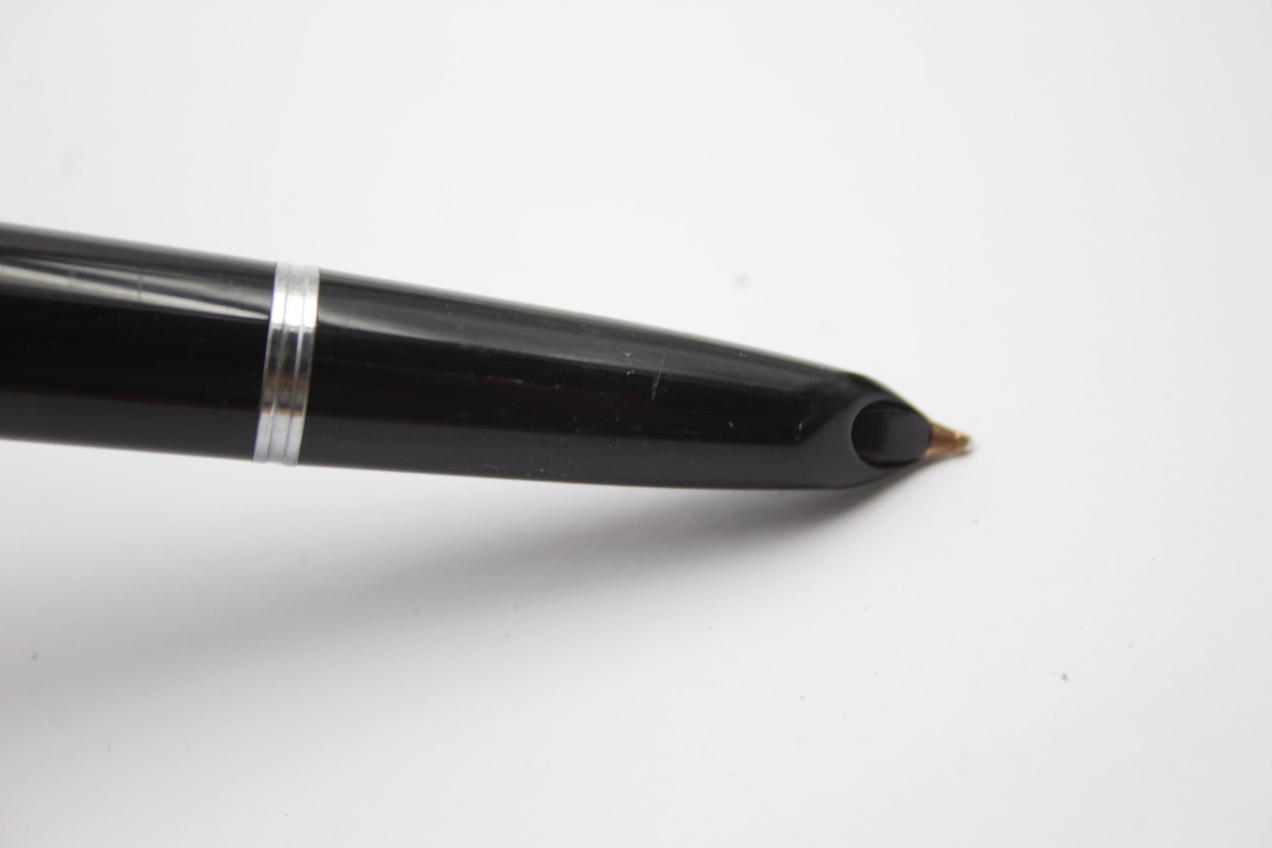 PART CHALK MARKED Vintage PARKER 51 Black Fountain Pen WRITING - Image 3 of 6