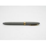 Vintage SHEAFFER Snorkel Grey FOUNTAIN PEN w/ 14ct Gold Nib WRITING