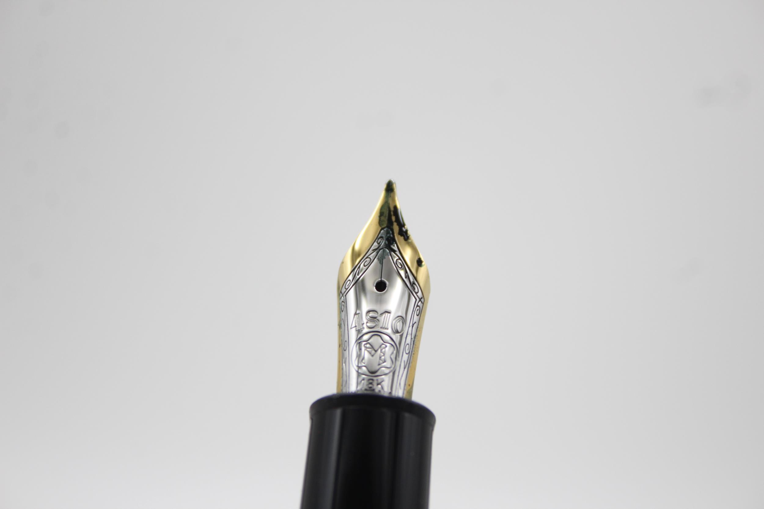 MONTBLANC Meisterstuck .925 Sterling Silver Cased FOUNTAIN PEN w/ 18ct Nib (47g) - Image 2 of 6