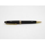 MONTBLANC Meisterstuck Black Mechanical PENCIL w/ Gold Plate Banding