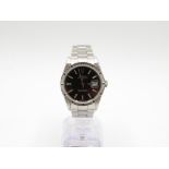 Rolex Oyster perpetual date superlative chronometer Gent's watch Roulette bezel 34mm dial - watch