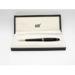 MONTBLANC Meisterstuck Black Ballpoint Pen / Biro WRITING Boxed