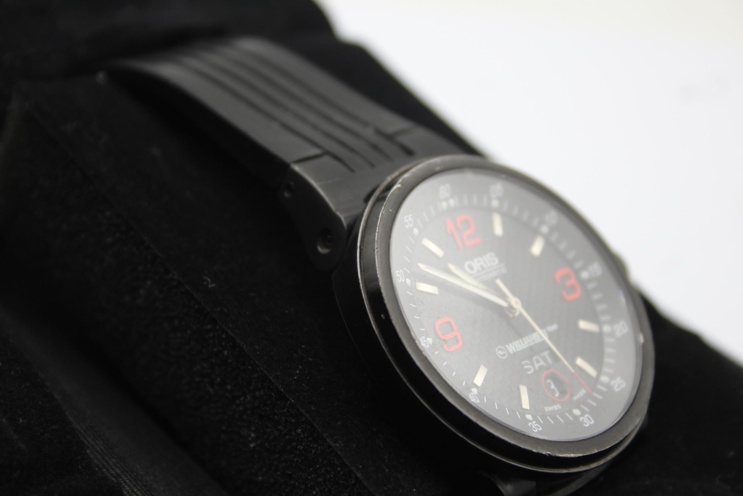 Gents ORIS Williams F1 Team WRISTWATCH Automatic WORKING Ref 7560 - Image 4 of 4