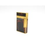 S.T DUPONT Paris Gold Plate & Brown Lacquer Cigarette LIGHTER - 12DKB28 (110g)