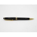 MONTBLANC Meisterstuck Black Mechanical PENCIL w/ Gold Plate Banding