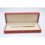 S.T DUPONT Paris Silver & Gold Plated Ballpoint Pen / Biro BOXED (23g) 5C2AP60