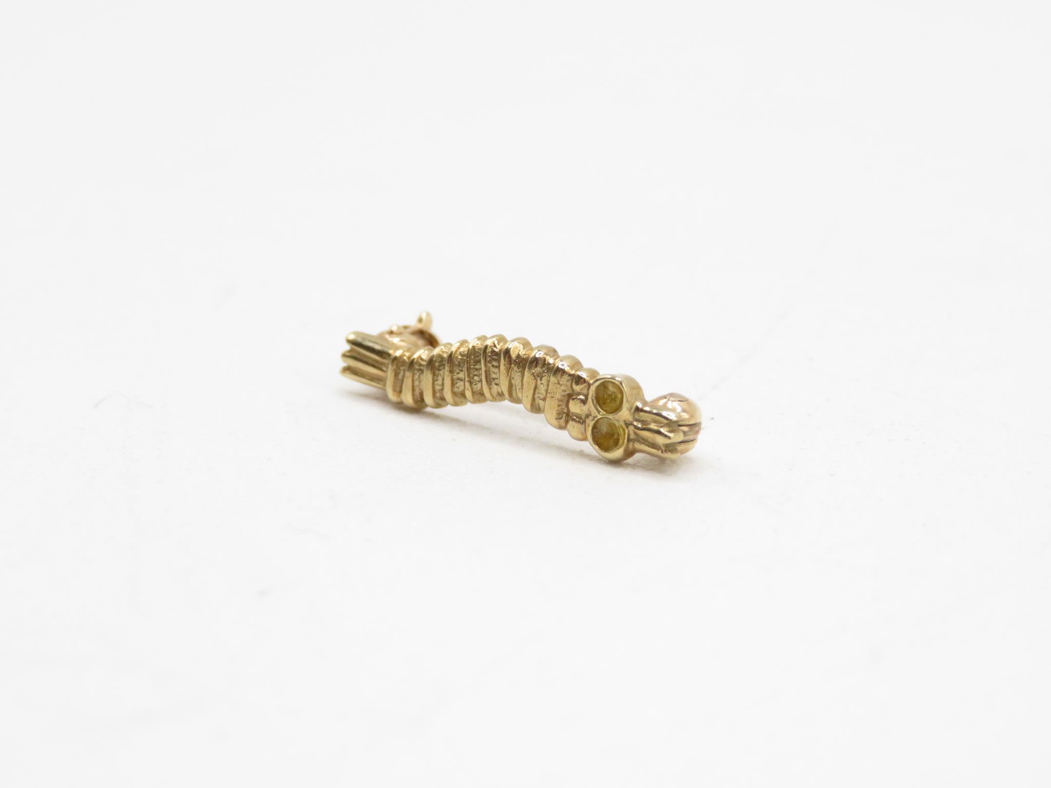 Original gold Caterpillar Club brooch to J Borderson awarded by Caterpillar Club for Parachute - Image 3 of 4