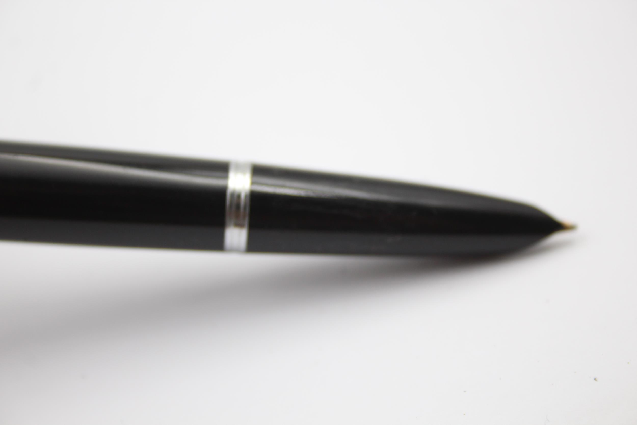 PART CHALK MARKED Vintage PARKER 51 Black Fountain Pen WRITING - Image 2 of 6