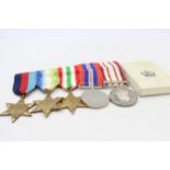 WW2 Atlantic & Itay Star, NGS Minesweeping Mounted Medal Group // WW2 Atlantic & Itay Star, NGS