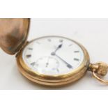 Vintage Gents LIMIT No.2 Rolled Gold Full Hunter POCKET WATCH Hand-Wind WORKING // Vintage Gents