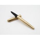 Vintage PARKER Lady 17 Gold Plated Fountain Pen WRITING (18g) // Vintage PARKER Lady 17 Gold