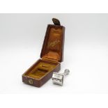 Vintage Sheffield DARWIN Miniature Safety Razor in Coffin-Shaped Box // Length of Razor: 5.5cm