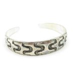 A Silver Bangle By David Anderson (45g)