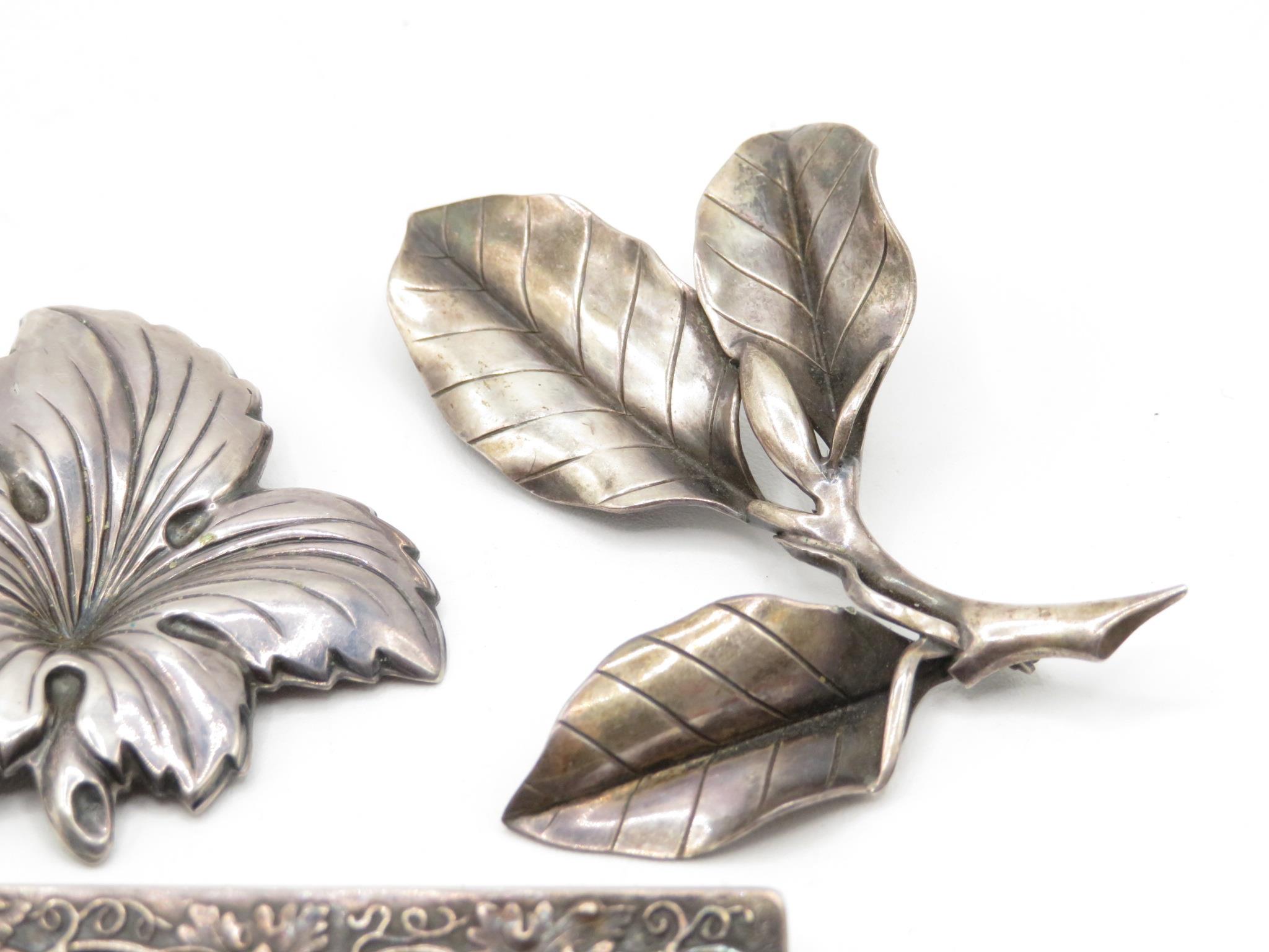 Three Silver Scandinavian Silver Brooches (29g) - Image 2 of 5