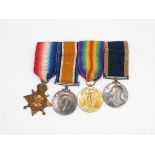 WW1 Edward VII Navy long service medal group. Named 150100 W Sewell. Ships corporal Long service.