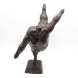 A bronze cast Ballet dancer 10 inches high 1.7kg weight