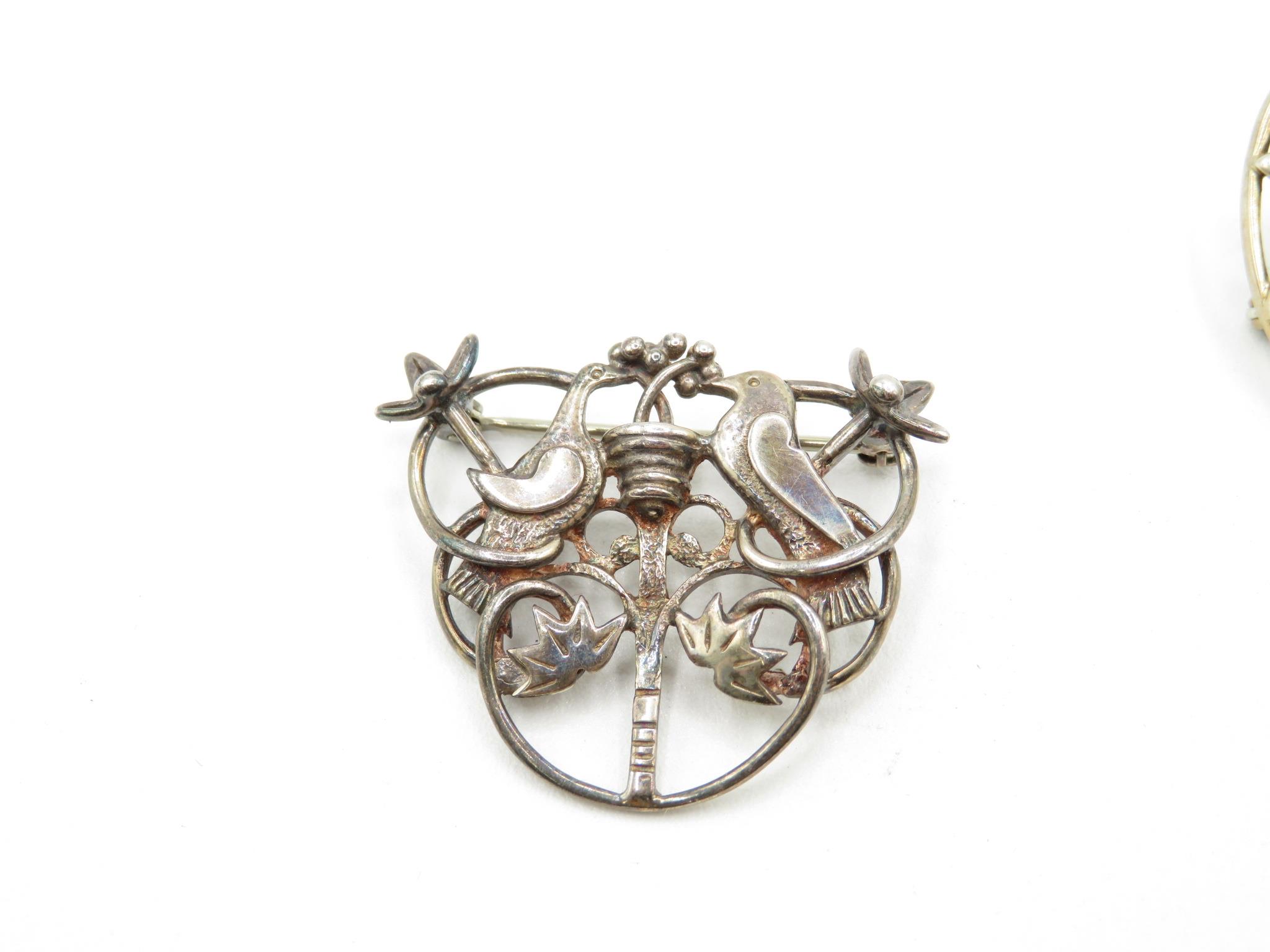Two Silver Brooches By Ola Gorie (13g) - Image 3 of 4