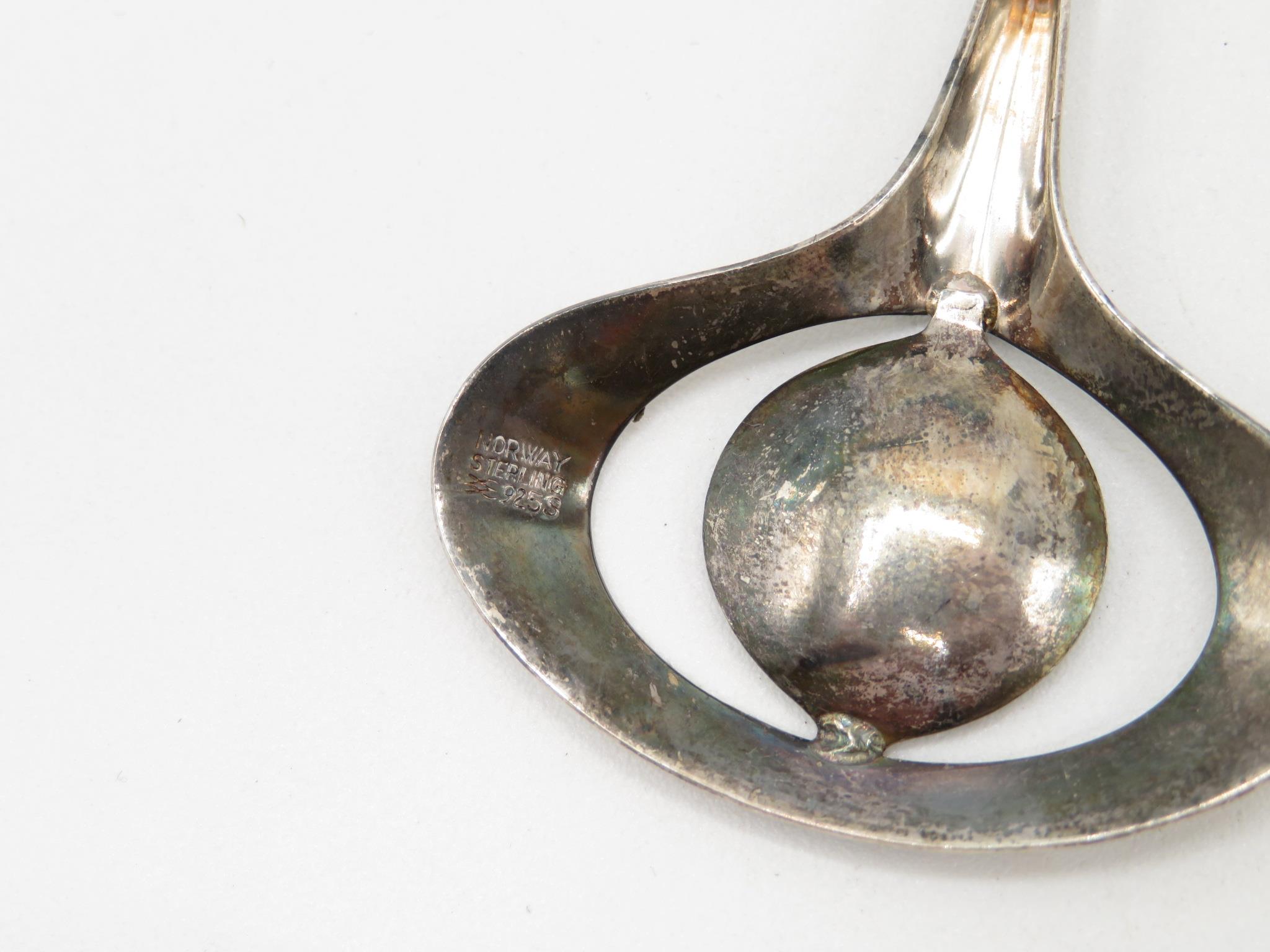 Three Silver Scandinavian Jewellery Pieces Including Aksel Holmesen (33g) - Image 5 of 6