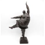 A bronze cast Ballet dancer 10 inches high 1.7kg weight