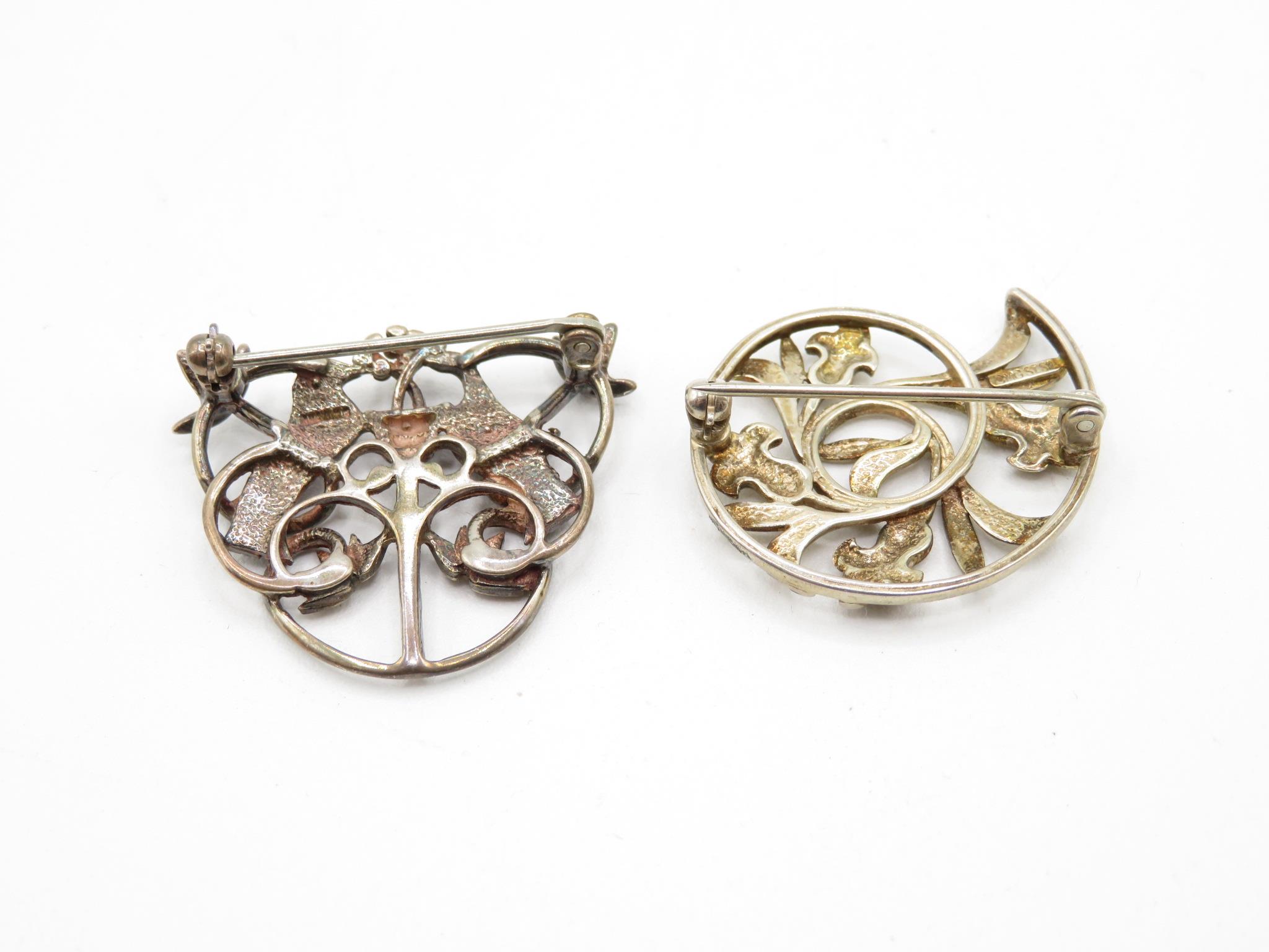 Two Silver Brooches By Ola Gorie (13g) - Image 4 of 4