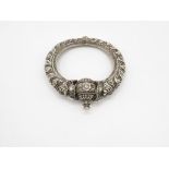 19th Century Silver Mughal Bangle (66g)