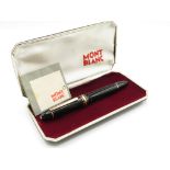 MONTBLANC Meisterstuck No.149 Black FOUNTAIN PEN w/ 18ct Gold Nib WRITING Boxed