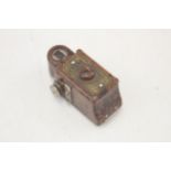 Rare Coronet Midget Brown Bakelite Sub-Miniature 16mm FILM CAMERA C.1935 WORKING // Rare Coronet