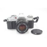 Canon AV-1 SLR FILM CAMERA w/ Canon FD 50mm F/1.8 Lens WORKING // Canon AV-1 SLR Film Camera w/