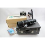 USSR Made Photo Sniper CAMERA SET In Original Box w/ Zenit E & 300mm Lens Etc. // USSR Made Photo