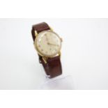 Vintage Gents SMITHS DE LUXE Gold Tone WRISTWATCH Hand-Wind WORKING // Vintage Gents SMITHS DE