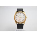 Vintage Gents ZENITH Gold Tone Dress Style WRISTWATCH Automatic WORKING // Vintage Gents ZENITH Gold