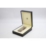 DUNHILL Silver Plated Rolagas Cigarette LIGHTER Boxed (83g) // UNTESTED In previously owned