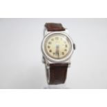 Vintage Gents OMEGA Military Style Mid Size WRISTWATCH Hand-Wind WORKING // Vintage Gents OMEGA