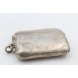 Antique / Vintage Silver Plated Numbered & Cased Butt Markers For Shooting (54g) // Case