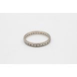 18ct White Gold Diamond Eternity Ring (1.8g) size M