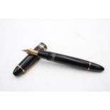 MONTBLANC Meisterstuck No.149 Black FOUNTAIN PEN w/ 18ct Gold Nib WRITING // MONTBLANC