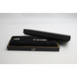 Alfred DUNHILL Black BALLPOINT PEN / Biro WRITING In Original Box // Alfred DUNHILL Black