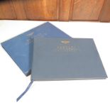 Original Bentley Continental car book by Ian Adcock leather bound with sleeve